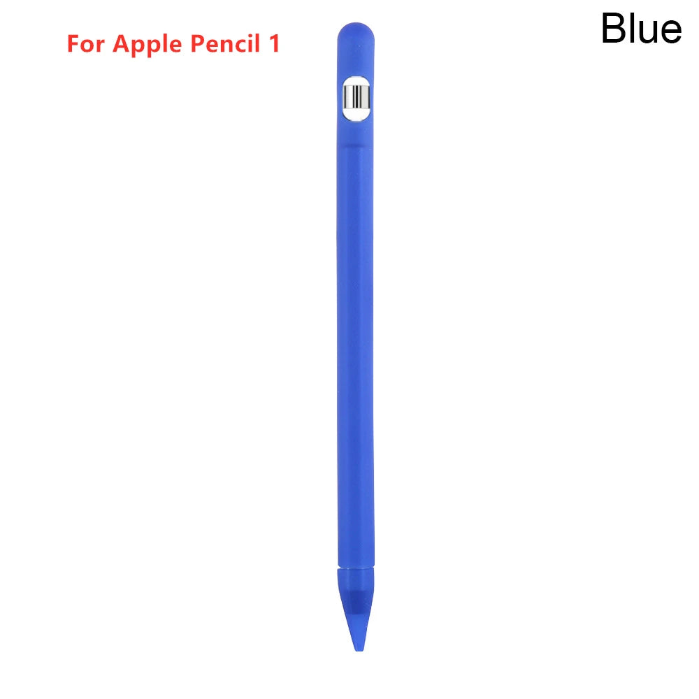 Étui de protection en silicone pour Apple Pencil 1re génération – Housse 4-en-1 colorée avec manchon antiglisse