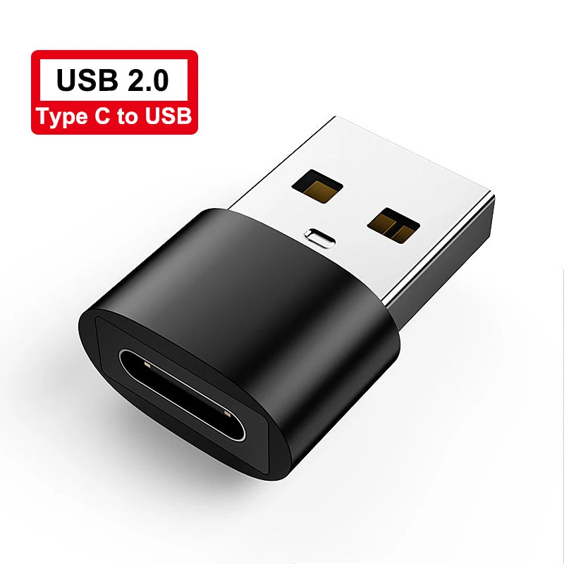 Adaptateur USB / USB-C avec LED – Connecteur OTG compatible Samsung, Huawei, Xiaomi, POCO