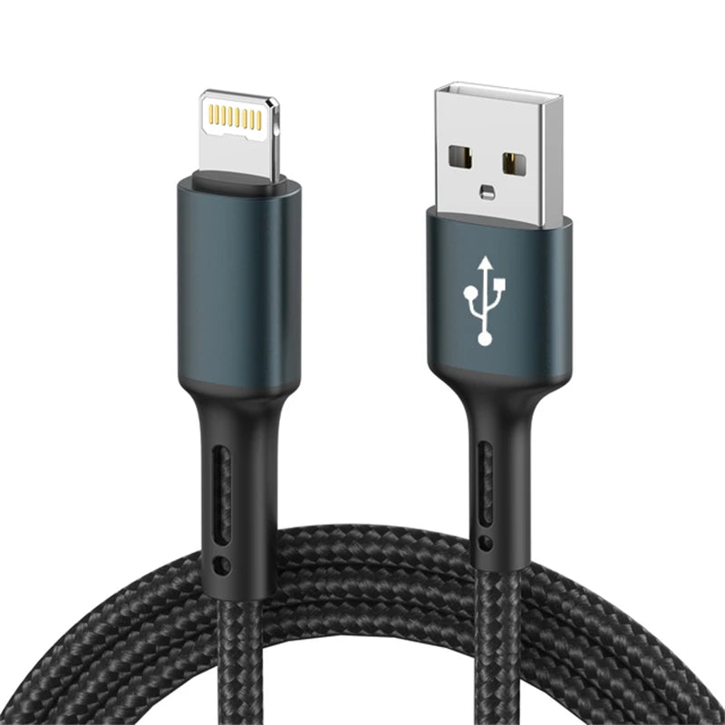 Câble de charge rapide USB 3A pour iPhone – Compatible iPhone 6s à 14 Pro Max