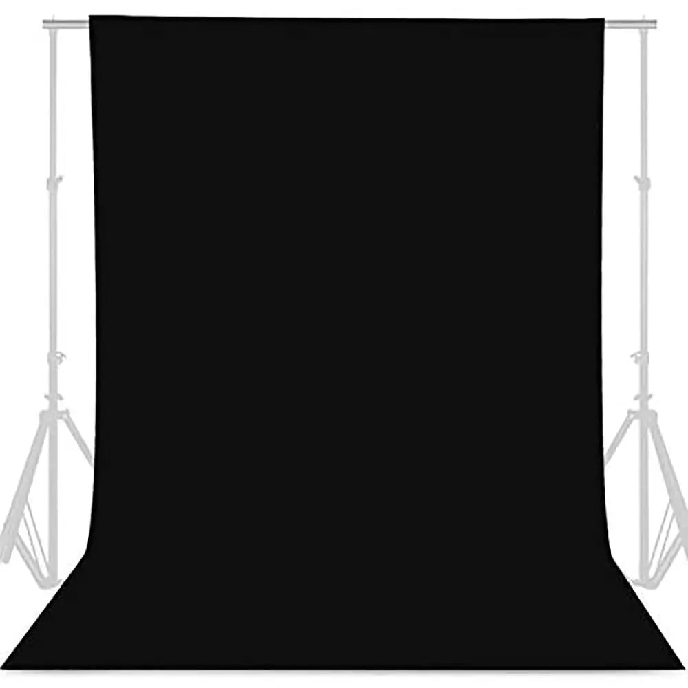 Fond de studio en coton – Vert, blanc ou noir – Spécial photo/vidéo