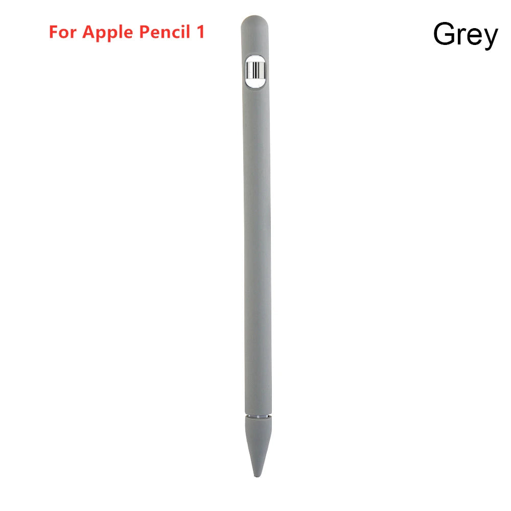 Étui de protection en silicone pour Apple Pencil 1re génération – Housse 4-en-1 colorée avec manchon antiglisse