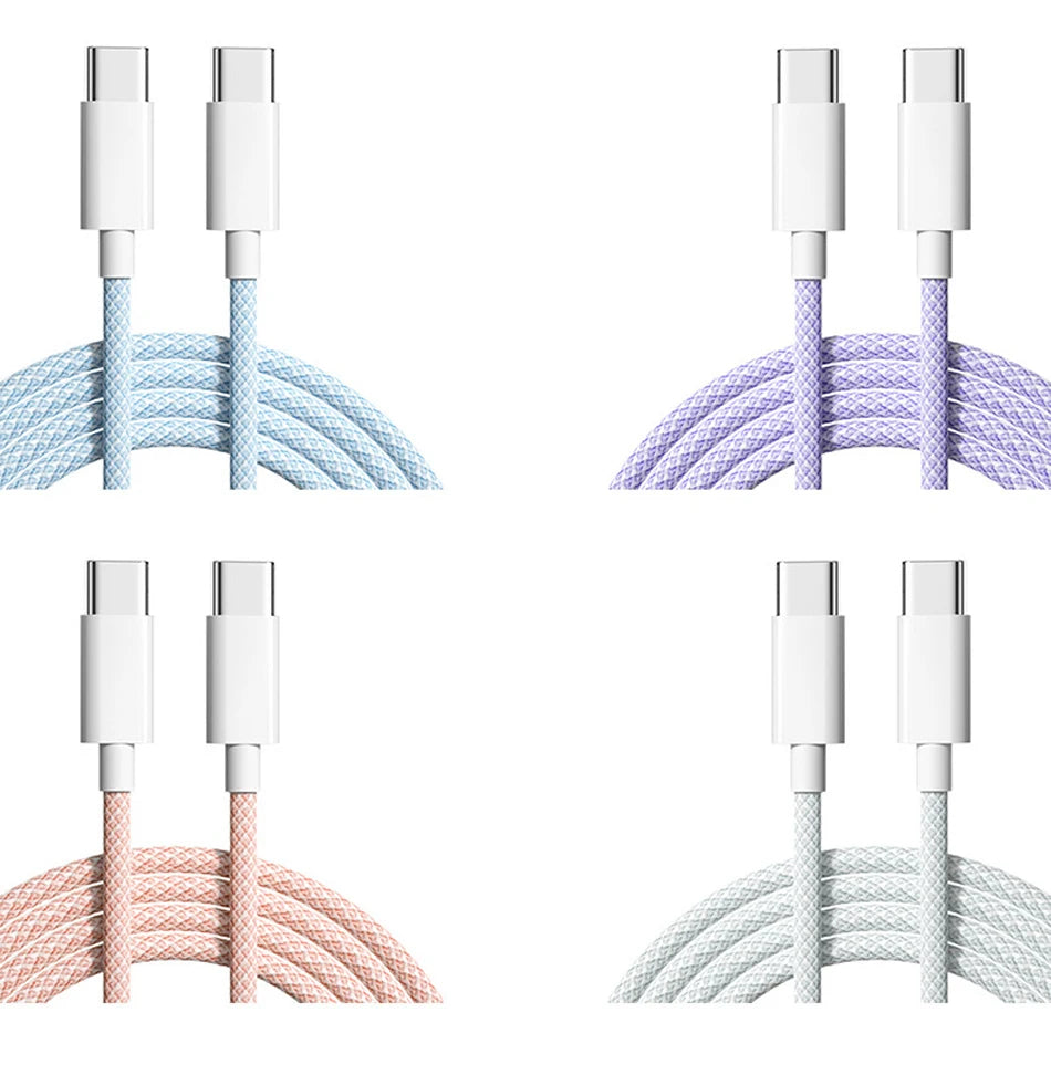 Câble USB-C ultra rapide 60W – Compatible iPhone 15/16, Samsung, Xiaomi