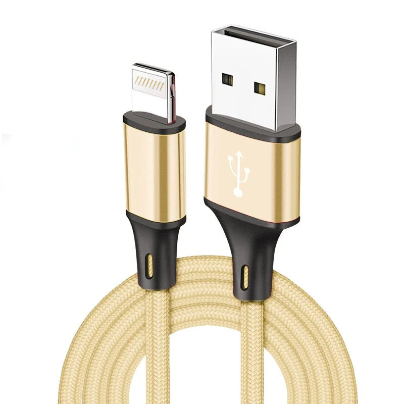 Câble de charge rapide USB 3A pour iPhone – Compatible iPhone 6s à 14 Pro Max