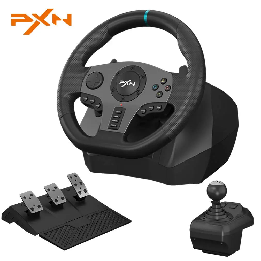Volant de course PXN V9 – Compatible PC, PS4/PS3, Xbox One/Series X|S, Nintendo Switch, Android TV