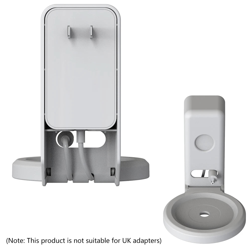 Support mural pour Echo Dot 4e et 5e génération – Fixation murale avec rangement de câble – Coque rigide