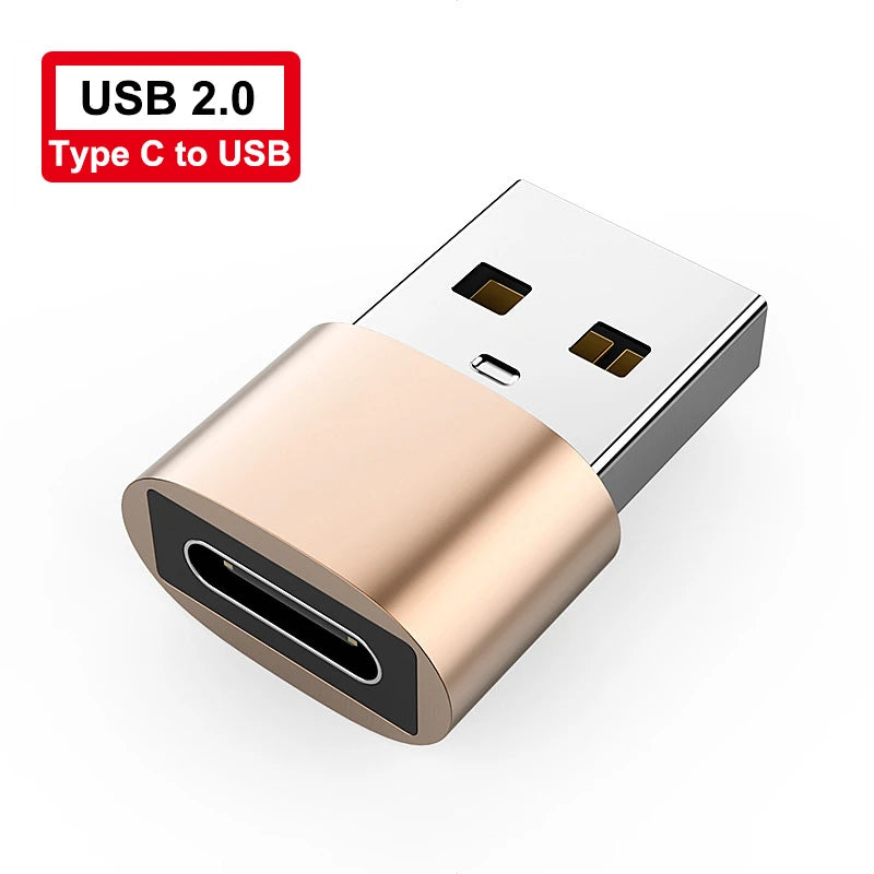 Adaptateur USB / USB-C avec LED – Connecteur OTG compatible Samsung, Huawei, Xiaomi, POCO