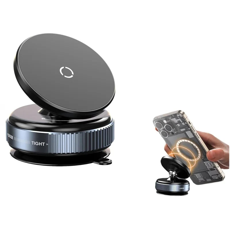 Support téléphone magnétique à ventouse – Universel pour voiture, miroir, salle de bain ou salle de sport – Compatible iPhone & Samsung