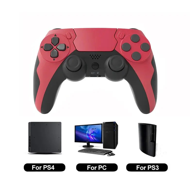 Manette sans fil P48 – Compatible PS4/PS3 & PC – Double vibration, gyroscope 6 axes