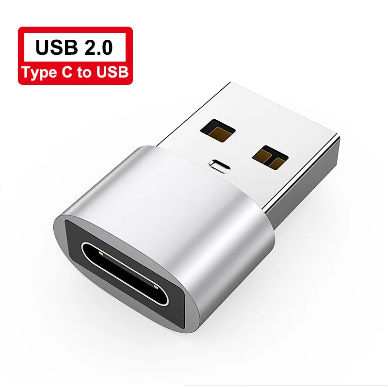 Adaptateur USB / USB-C avec LED – Connecteur OTG compatible Samsung, Huawei, Xiaomi, POCO
