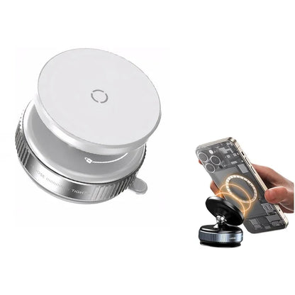 Support téléphone magnétique à ventouse – Universel pour voiture, miroir, salle de bain ou salle de sport – Compatible iPhone & Samsung