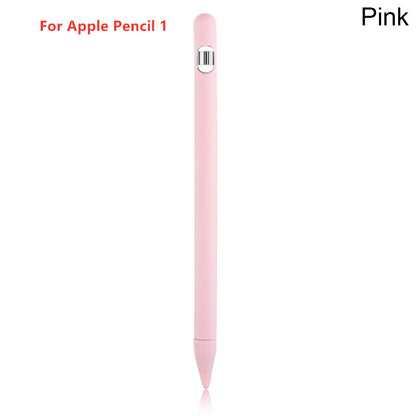 Étui de protection en silicone pour Apple Pencil 1re génération – Housse 4-en-1 colorée avec manchon antiglisse
