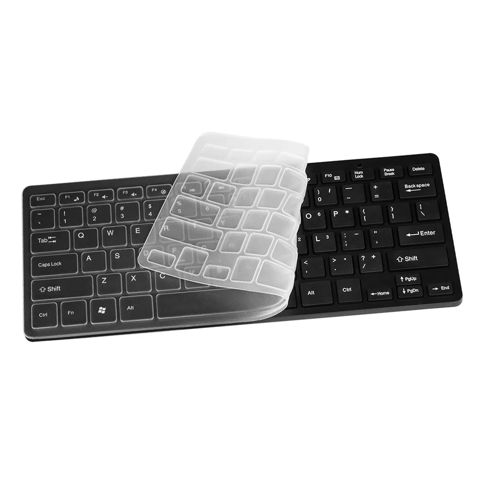 Ensemble clavier & souris sans fil 2.4GHz – Ultra fin avec récepteur USB – Compatible PC, ordinateur portable, Android TV Box