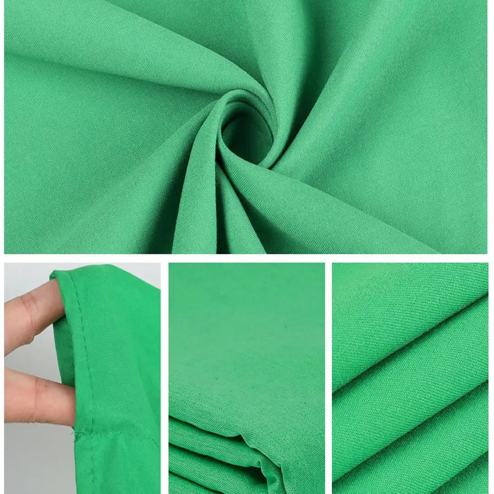 Fond de studio en coton – Vert, blanc ou noir – Spécial photo/vidéo