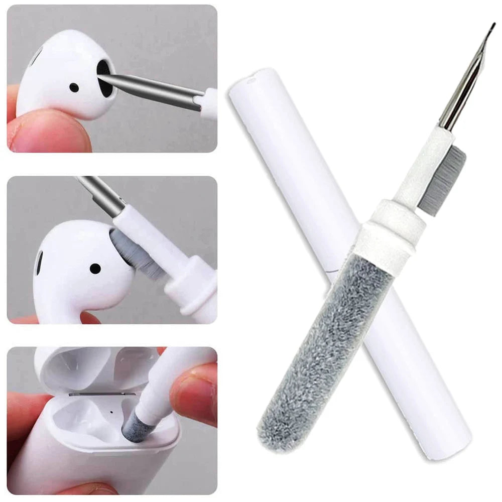 Kit de nettoyage écouteurs sans fil – Stylo multi-embouts 3-en-1