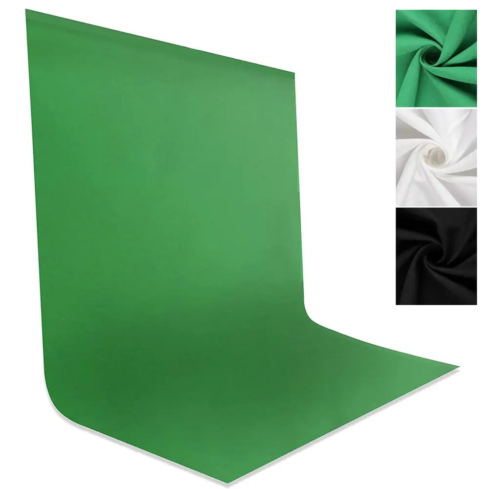 Fond de studio en coton – Vert, blanc ou noir – Spécial photo/vidéo