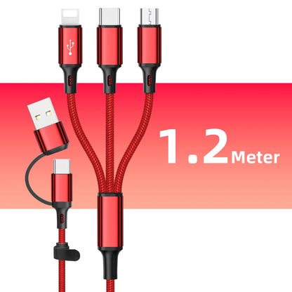 Câble multi-charge 3-en-1 – iPhone / USB-C / Micro USB