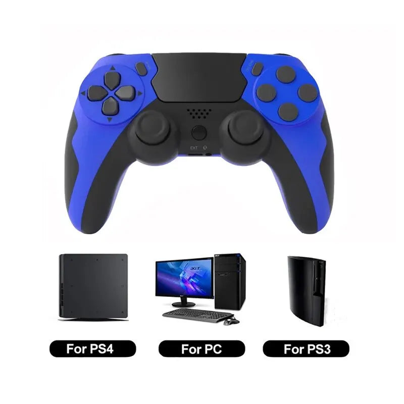 Manette sans fil P48 – Compatible PS4/PS3 & PC – Double vibration, gyroscope 6 axes