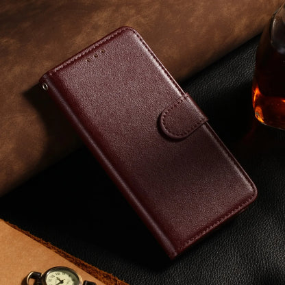 Coque portefeuille en cuir avec rabat – Compatible Samsung Galaxy